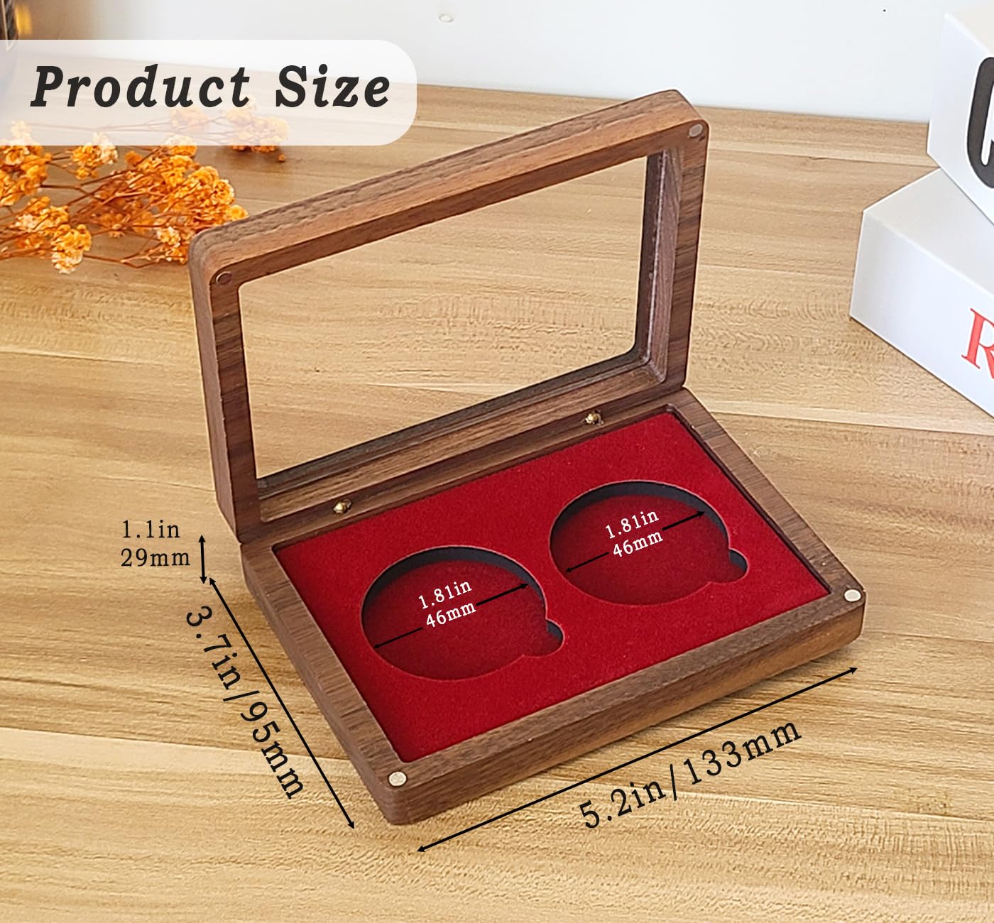 Amazon.com: Challenge Coin Display Case Single Coin Display Box